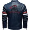 Mens-Zip-Up-Casual-Windbreaker-Motorcycle-Faux-Leather-Jacket