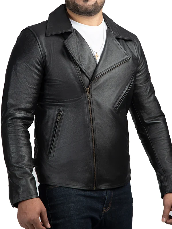 Mild-Grain-Leather-Biker-Jacket