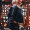 Millie-Gibson-Doctor-Who-Black-Leather-Shearling-Jacket
