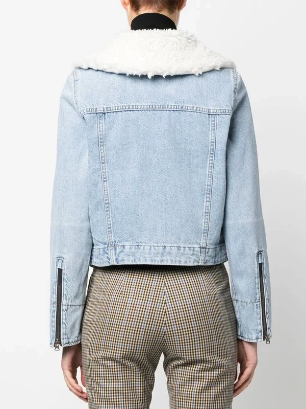 Millie-Gibson-Doctor-Who-Blue-Denim-Sherpa-Jacket