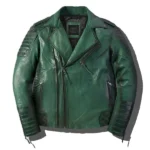 Outlaw-Burnt-Green-Leather-Jacket