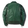 Outlaw-Burnt-Green-Leather-Jacket-Back