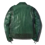 Outlaw-Burnt-Green-Leather-Jacket-Back