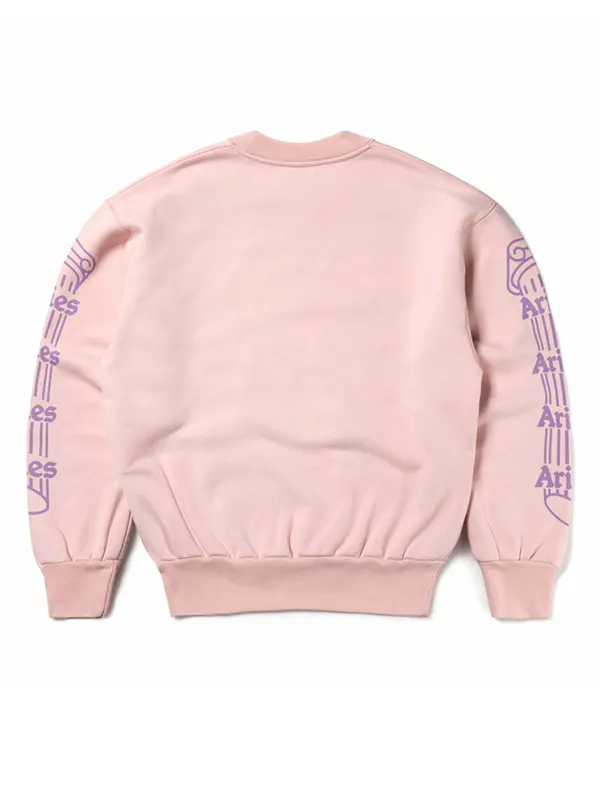 Pink-Aries-Column-black-Sweatshirt