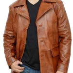 Premium-Brown-Sheepskin-Brasco-Leather-Coat