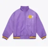 Purple-LA-Lakers-Satin-Full-Zip-Jacket