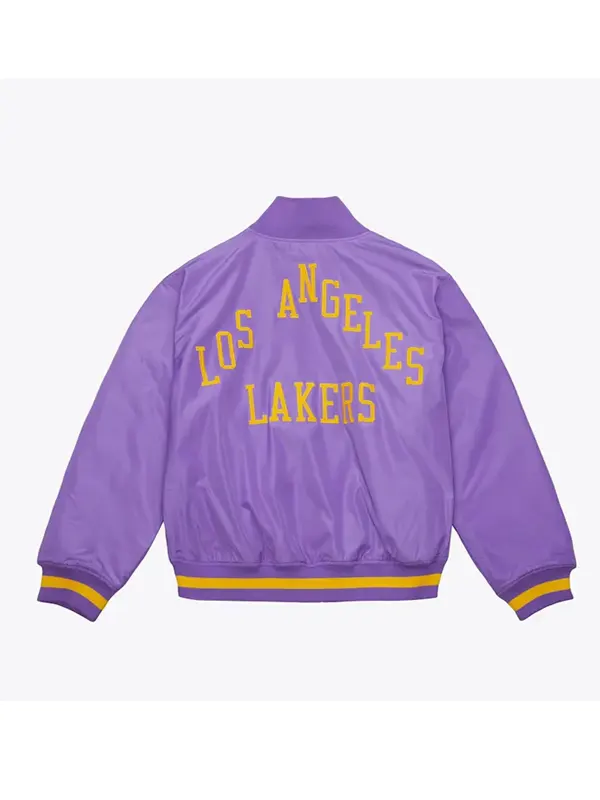 Purple-LA-Lakers-Satin-Full-Zip-Jacket-Back