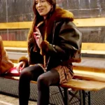 Real-Girlfriends-in-Paris-Margaux-Lignel-Shearling-Brown-Leather-Jacket.