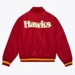 Red-Atlanta-Hawks-Satin-Full-Zip-Jacket-Back
