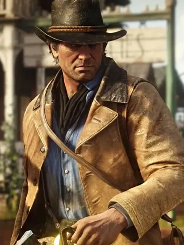 Red-Dead-Redemption-2-Brown-Leather-Arthur-Morgan-Jacket.