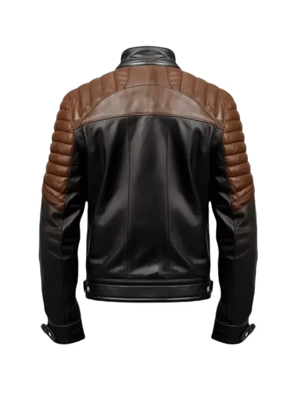 Rumford-Mens-Black-Brown-Moto-Leather-Jacket-Back.