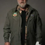 Russell-Crowe-Land-of-Bad-2024-Eddie-Grimm-Cotton-Jacket