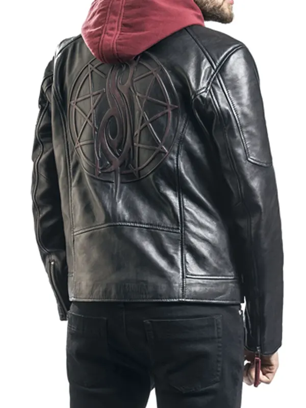 Slipkno-Signature-Collection-Black-Leather-Jacket-Back
