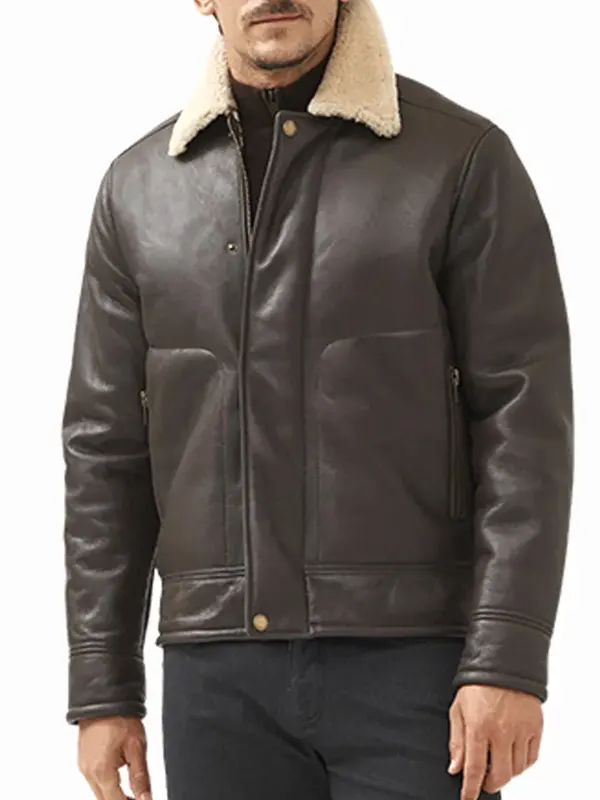 Steve-Hawk-Good-Bones-Season-9-Brown-Leather-Jacket