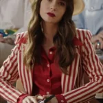 TV-Series-Emily-in-Paris-S04-Emily-Copper-Vivante-Red-Stripe-Blazer.