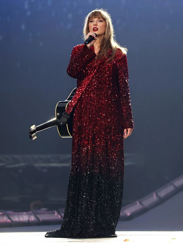 Taylor-Swift-Eras-Tour-Amsterdam-Red-Sequin-Coat