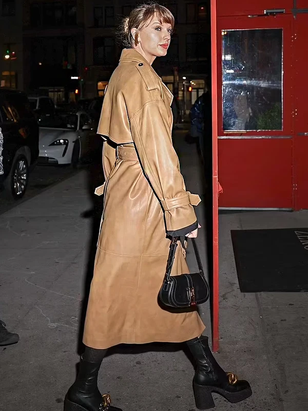Taylor-Swift-Leather-Coat