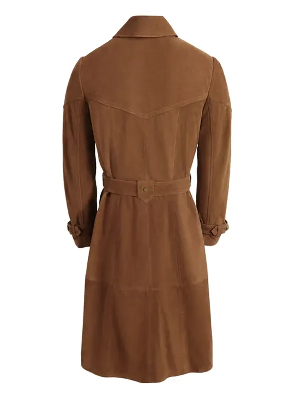 The Kelly Clarkson Show Kelly Suede Coat Back