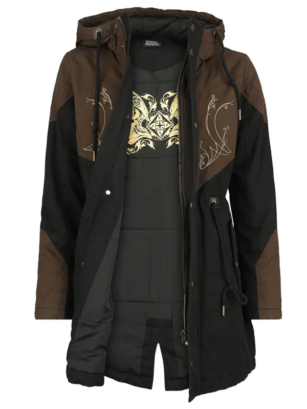 The-Lord-Of-The-Rings-Elven-Warriors-Winter-black-brown-Jacket