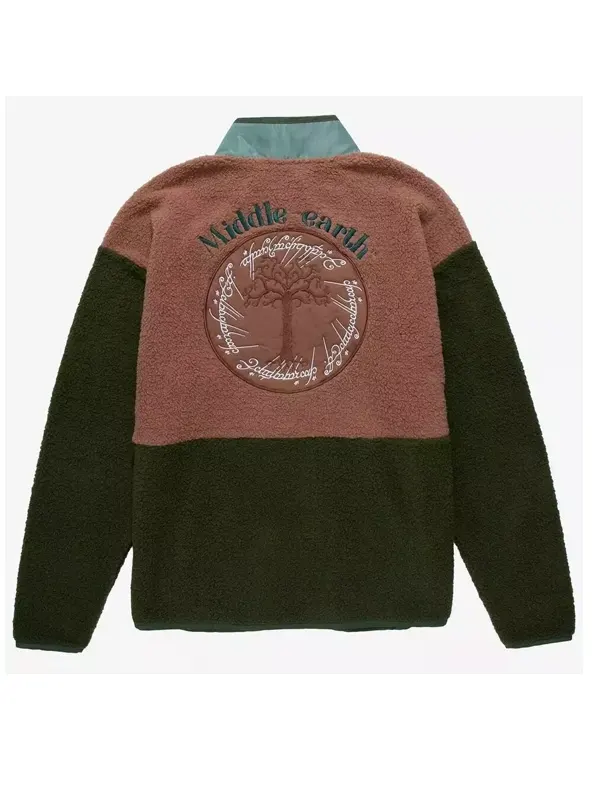 The-Lord-of-the-Rings-Middle-Earth-Sherpa-Sweater-Snap-front-Jacket-bACK