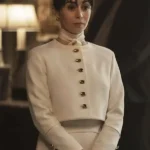 The-Penguin-Cristin-Milioti-Off-White-Jacket