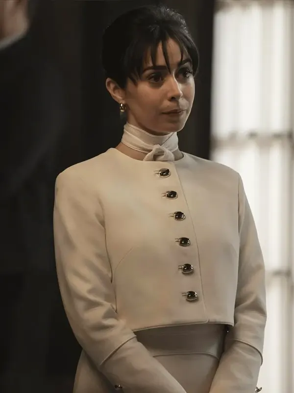 The-Penguin-Sofia-Falcone-Wool-Off-White-Jacket