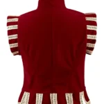 Tudor-Renaissance-Red-Velvet-Vest-Back