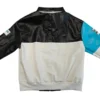 Unisex-Bomber-Varsity-Motorcycle-Leather-Jacket