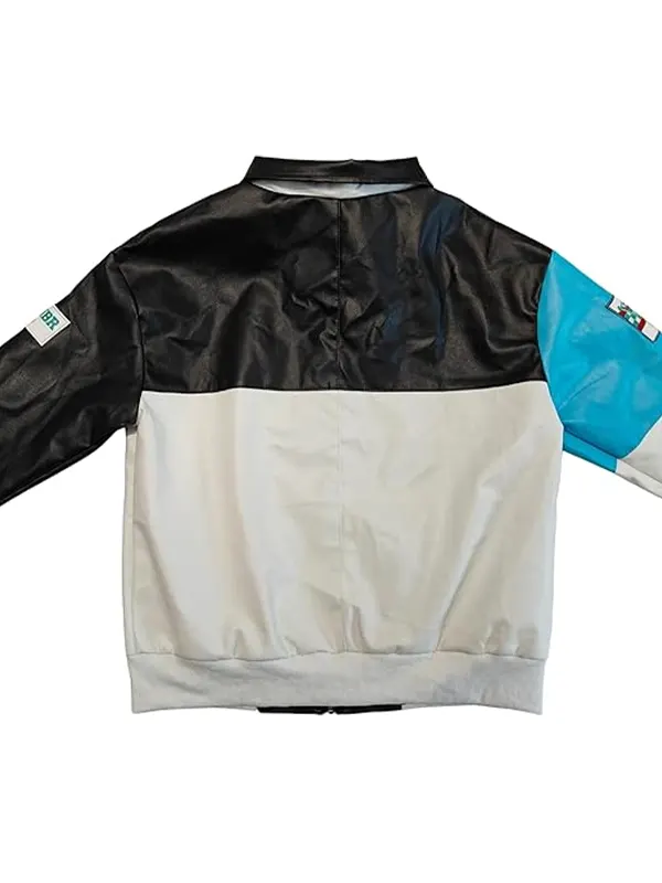 Unisex-Bomber-Varsity-Motorcycle-Leather-Jacket