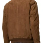 Vintage-Brown-Suede-Leather-Bomber-Jacket-Back