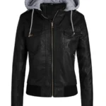 WOMENS-BLACK-BOMBER-REMOVABLE-HOOD-JACKET.