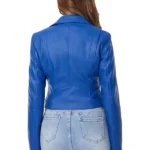 Women-Blue-Crop-Short-Moto-Biker-Faux-Leather-Jacket-.