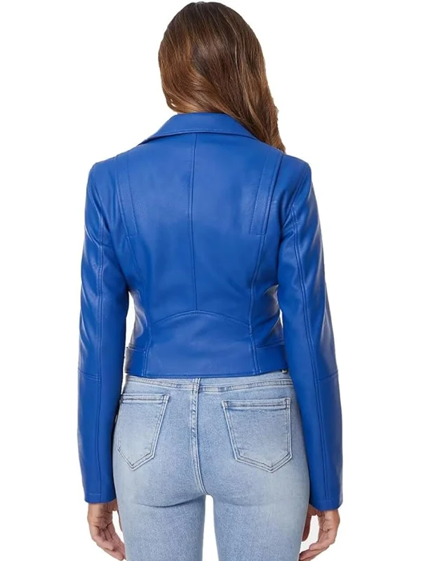 Women-Blue-Crop-Short-Moto-Biker-Faux-Leather-Jacket-.