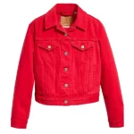 Women-Casual-Style-Red-Trucker-Jacket