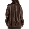 Women-Faux-Oversized-Motorcycle-Brown-Leather-Jacket.