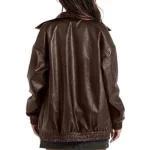Women-Faux-Oversized-Motorcycle-Brown-Leather-Jacket.