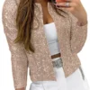 Women-Open-Front-Jacket-Party-Sequin-Blazer