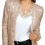 Women-Open-Front-Jacket-Party-Sequin-Blazer-Back