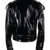 Women-Stylish-Black-Patent-Leather-Biker-Jacket-Back