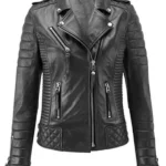 Womens-Biker-Style-Black-Quilted-Leather-Jacket.