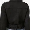 Womens-Black-Cropped-Suede-Leather-Moto-Jacket-Back