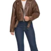 Womens-Brown-Faux-Leather-Cropped-Moto-Jacket