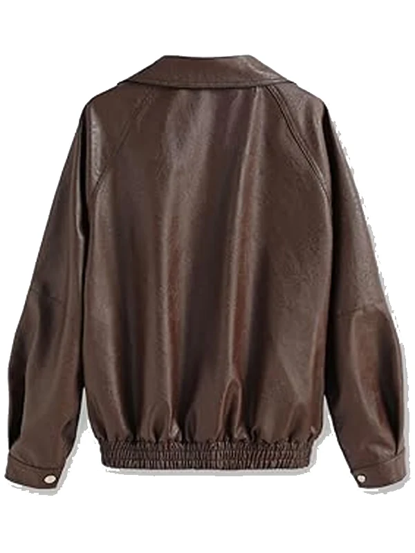 Womens-Brown-Oversized-Trendy-Faux-Leather-Jacket-Back.