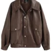 Womens-Brown-Oversized-Trendy-Faux-Leather-Jacket-Front.