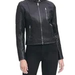 Womens-Motocross-Racer-Black-Faux-Leather-Jacket