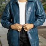 Womens-Oversized-Lambskin-Jacket