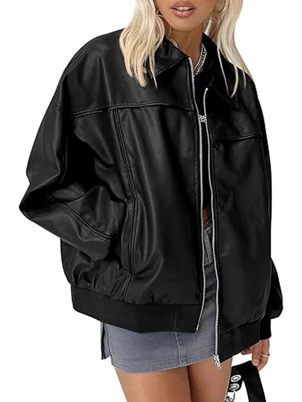 Womens-Oversized-Moto-Biker-Black-Faux-Leather-Jacket.