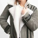 Womens-Shearling-Grey-Motorcycle-Jacket