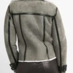 Womens-Shearling-Grey-Motorcycle-Leather-Jacket-Back
