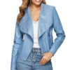 Womens-Slim-Blue-Faux-Leather-Jacket.